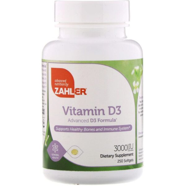 Zahler  vitamine D 3 3000 i.e. (75 microgram) softgel