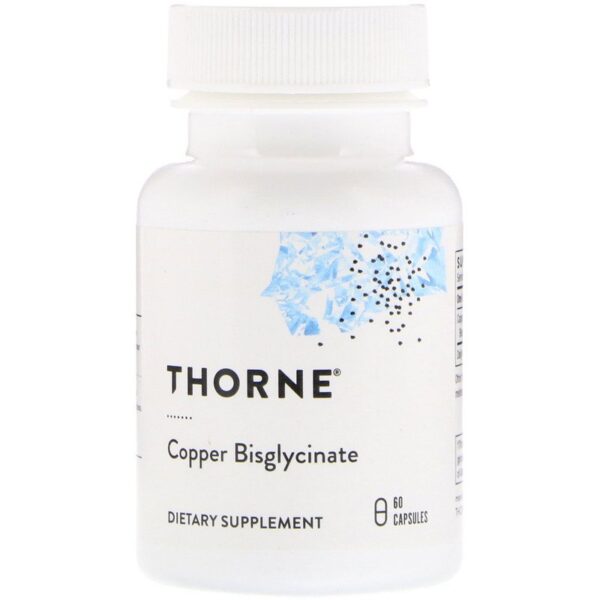 Thorne Research Koper Bisglycinaat 60 capsules