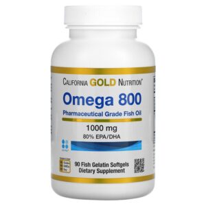 California Gold Nutrition Omega 800 90 softgels