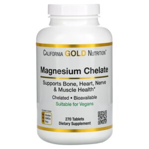 california gold magnesium chelaat 105 mg 270 tabletten