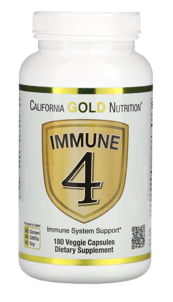 California-Gold-Nutrition-Immune-4-180-Vegetarische-Capsules