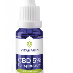 Vitakruid CBD olie 5% full spectrum 10 ml