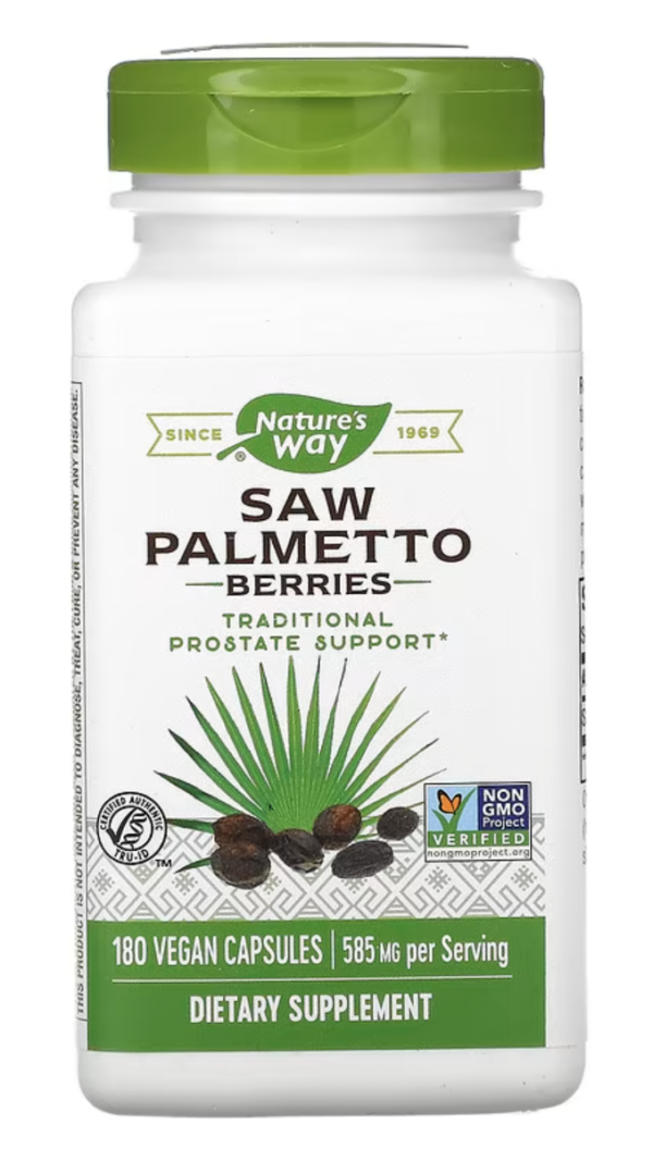 Nature's Way Zaagbladpalm 585 mg  180 vegan capsules