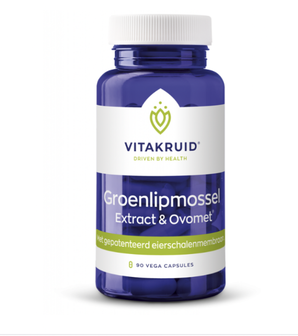 Vitakruid Groenlipmossel Extract & Ovomet 90 vega capsules