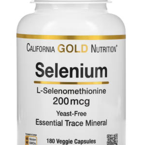 California Gold Nutrition Selenium 200 mcg 180 capsules
