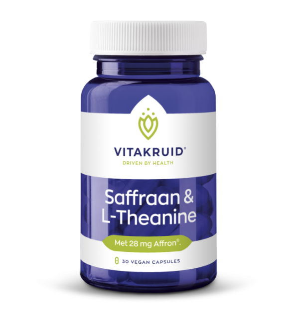 Vitakruid Saffraan & L-Theanine 30 vegan capsules