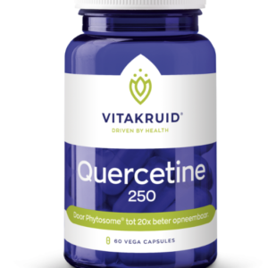 Vitakruid Quercetine 250 mg met phytosome technologie 60 vegan capsules
