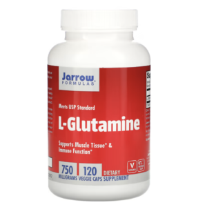Jarrow L-glutamine 750 mg 120 vegan capsules