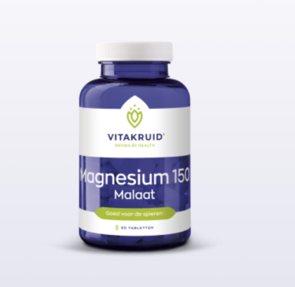 Vitakruid Magnesium Malaat 150 mg 180 tabletten