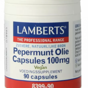 Lamberts Pepermuntolie capsules 100 mg