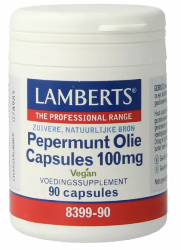 Lamberts Pepermuntolie capsules 100 mg