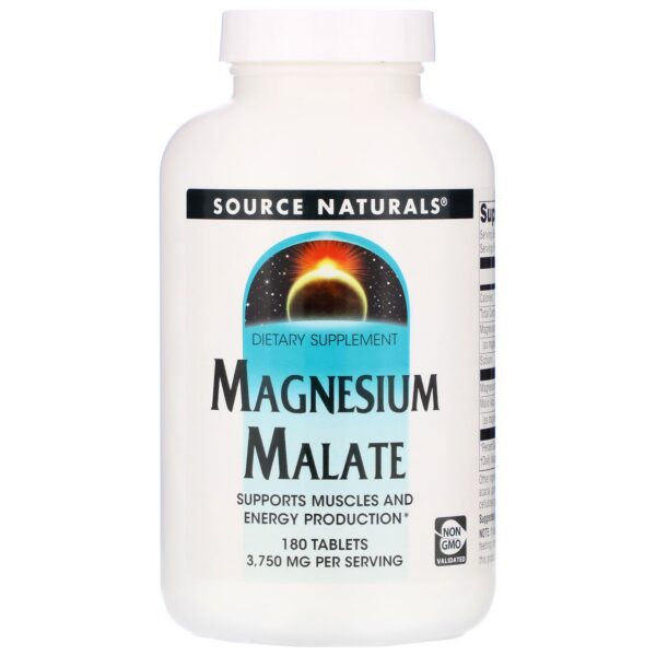 Source Naturals Magnesium Malaat 425 mg 180 tabletten