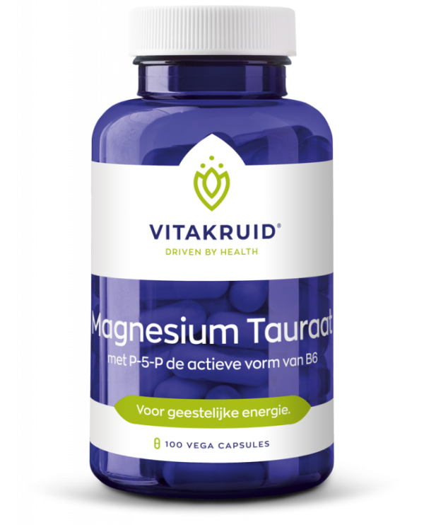Vitakruid Magnesium Tauraat met P-5-P 150 vegan capsules