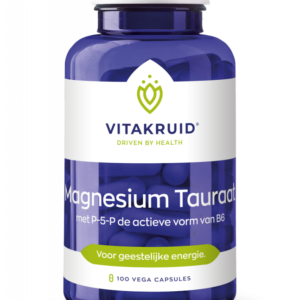 Vitakruid Magnesium Tauraat met P-5-P 100 vegan capsules