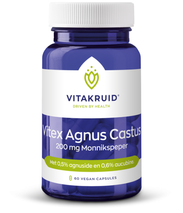 VItakruid Vitex Agnus Castus Monnikenpeper 200 mg 60 vegan capsules